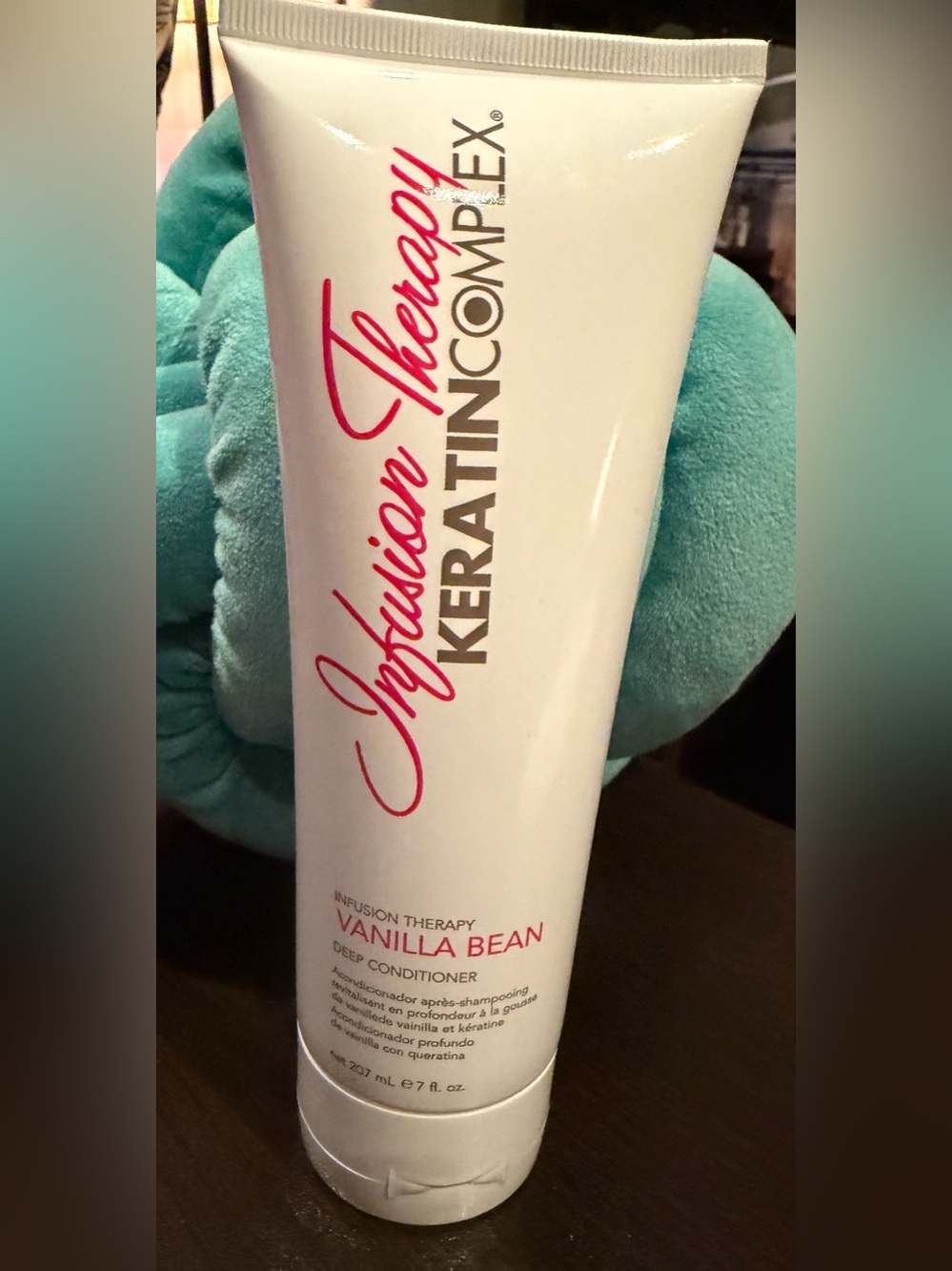 Keratin Complex Infusion Therapy Vanilla Bean Deep Conditioner - White